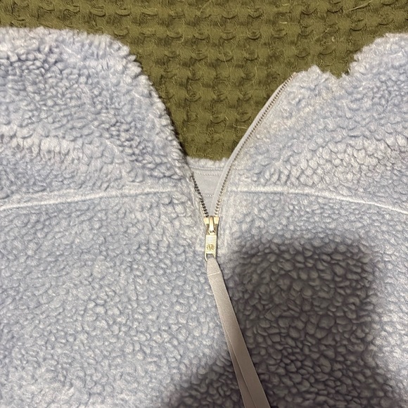 Cozy Light Blue lululemon Sherpa Pullover - Picture 3 of 7